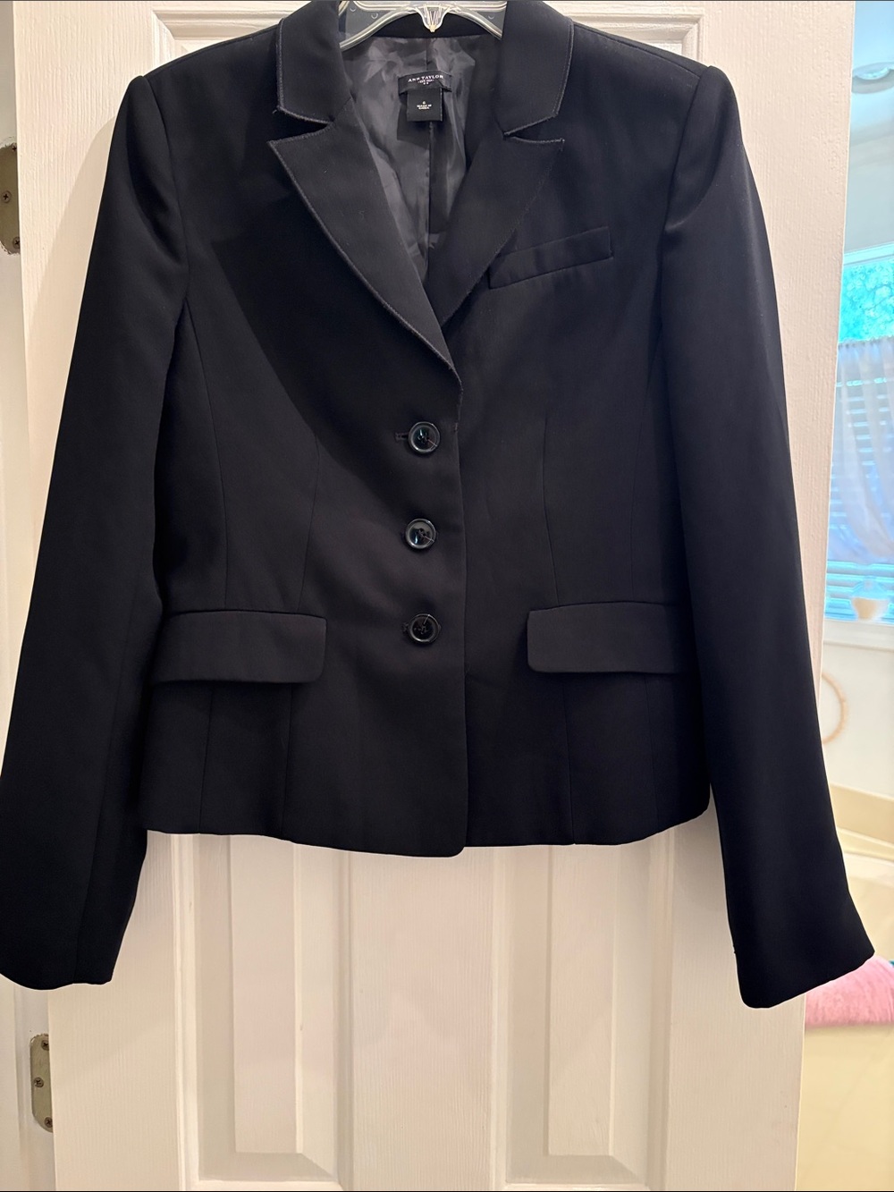 Ann Taylor Black Classic Tailored Blazer